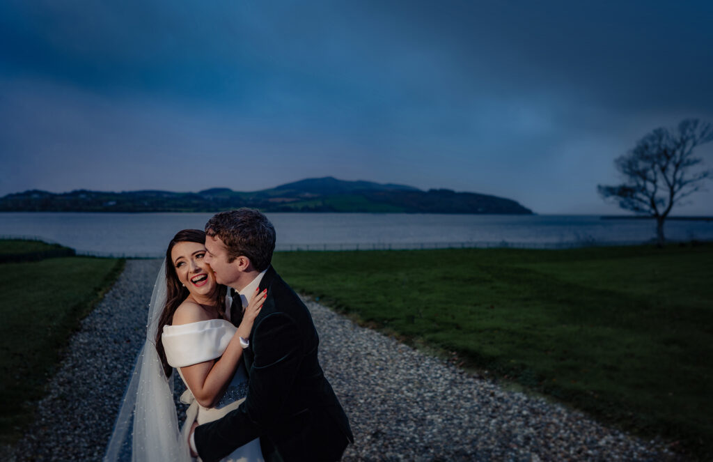 Donegal winter wedding, The Red Door