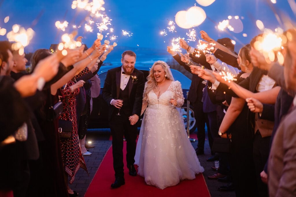 Donegal winter wedding, Ballyliffin Lodge